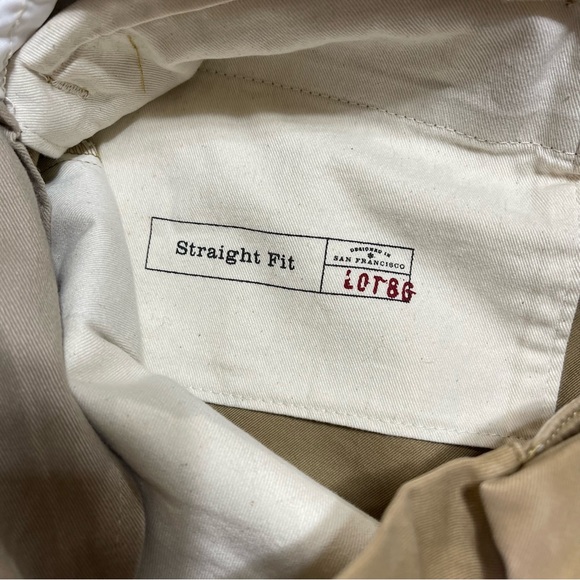 2010 Dockers K-1 Khakis Straight Fit Men’s Size 38x30 Beige Button Fly NWT - Picture 8 of 16